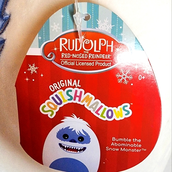 🎄 BUMBLE ⛄️ Abominable Snow Monster Rudolph Original Squishmallow ☆ NWT ☆ - Picture 2 of 5